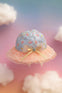 Baby Girls Stylish Sky-Blue Bunny Hat Cap CP5028C